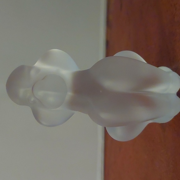 Vintage Frosted Crystal Poodle - Picture 5 of 7